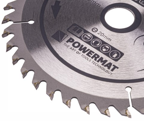 Tarcza WIDIOWA Do Drewna Piły Piła 160 x 20 mm 40Z