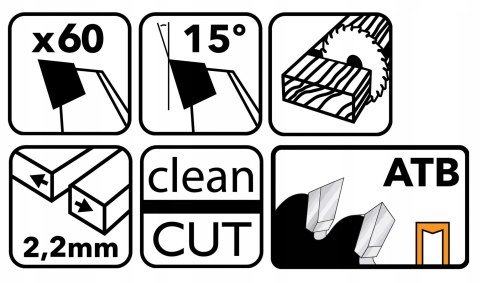 Tarcza WIDIOWA Do Drewna Piły Piła 160 x 20 mm 60Z