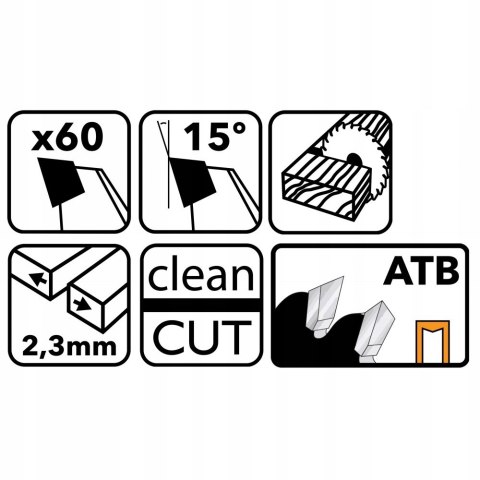 Tarcza WIDIOWA Do Drewna Piły Piła 190 x 30 mm 60Z