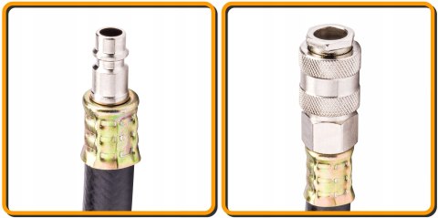 WĄŻ PNEUMATYCZNY PRZEWÓD DO KOMPRESORA 10x17MM 15M GUMOWY ELASTYCZNY MOCNY