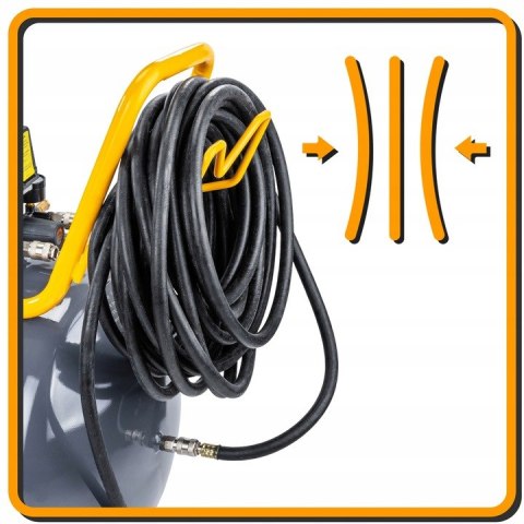 WĄŻ PNEUMATYCZNY PRZEWÓD DO KOMPRESORA 10x17MM 15M GUMOWY ELASTYCZNY MOCNY