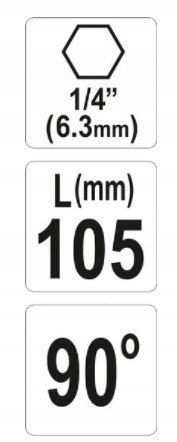 Wkrętak kątowy Falon Tech FT1107