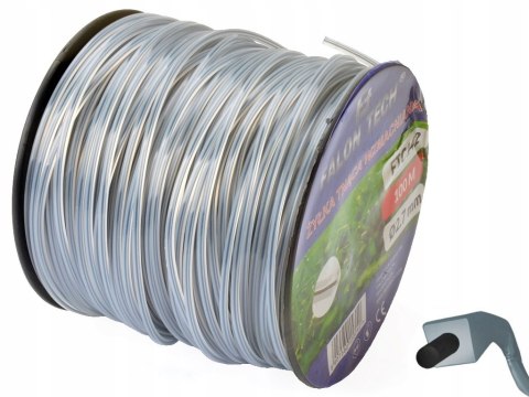 ŻYŁKA KOSY WZMACNIANA Z DRUTEM 2,7MM 100M ZBROJONA