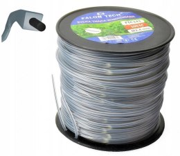 ŻYŁKA TNĄCA DO KOSY WZMACNIANA z DRUTEM 2,7x100m