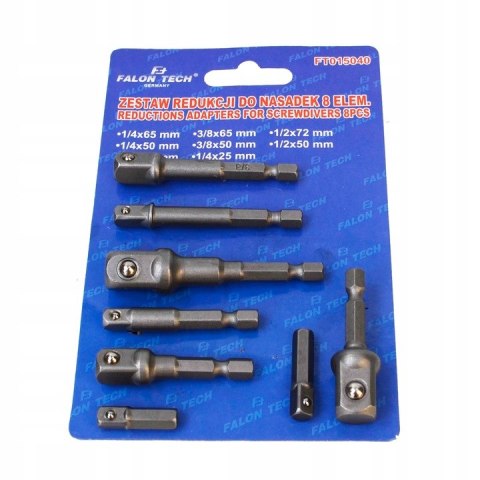 ADAPTERY REDUKCJE NA NASADKI DO WKRĘTARKI UCHWYT 8