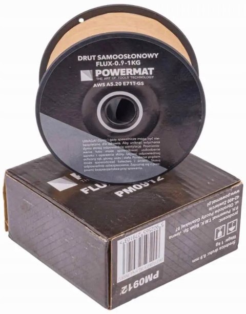 Drut SPAWALNICZY Samoosłonowy FLUX 0,9mm 1kg FCAW