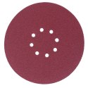 PAPIER ŚCIERNY Z DZIURAMI I RZEPEM NA DYSK 225MM P80 10 SZTUK