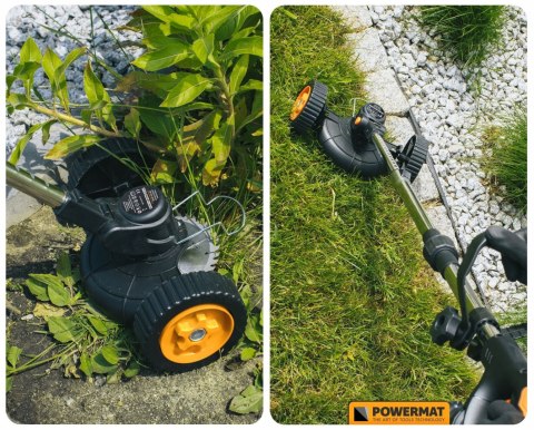 PODKASZARKA AKUMULATOROWA KOSA WYKASZARKA NA KOŁACH 2X 21V 2AH MEGA ZESTAW