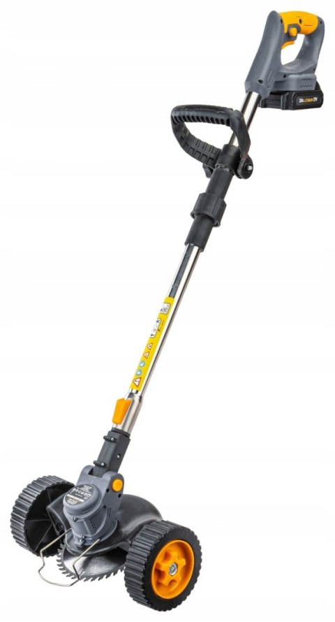 PODKASZARKA AKUMULATOROWA KOSA WYKASZARKA NA KOŁACH 2X 21V 2AH MEGA ZESTAW