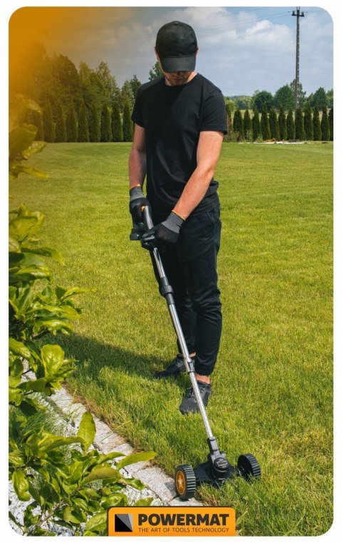 PODKASZARKA AKUMULATOROWA KOSA WYKASZARKA NA KOŁACH 2X 21V 2AH MEGA ZESTAW