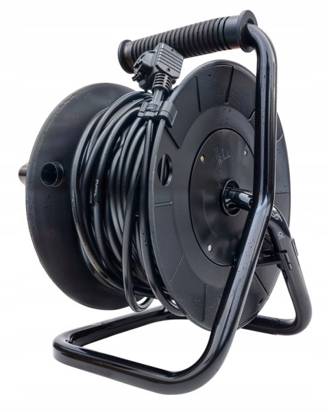 PRZEDŁUŻACZ BĘBNOWY BUDOWLANY DO OGRODU 25M 3x2,5 KABEL NA BĘBNIE +BLOKADA0