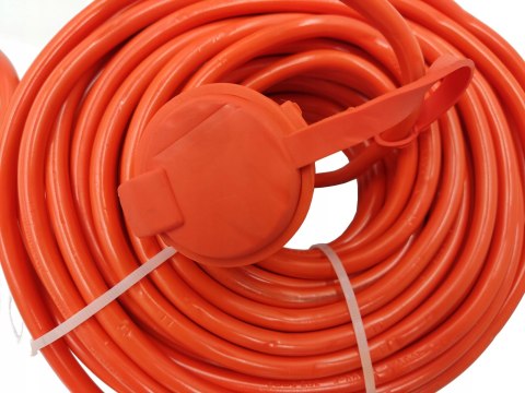PRZEDŁUŻACZ OGRODOWY DO KOSIARKI GRUBY PRZEWÓD SZNUR BUDOWLANY KABEL 20m