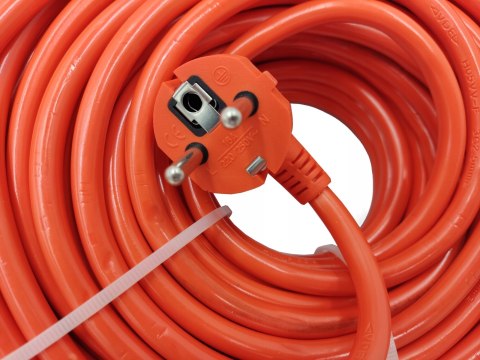 PRZEDŁUŻACZ OGRODOWY DO KOSIARKI GRUBY PRZEWÓD SZNUR BUDOWLANY KABEL 20m