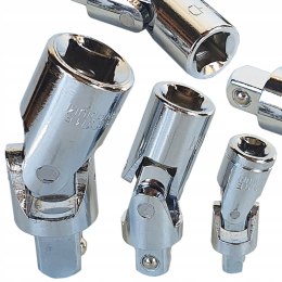 PRZEGUB KULOWY KULISTY UDAROWY NASADKI 1/2 1/4 3/8