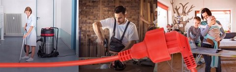 Przedłużacz ogrodowy Kraft&Dele 20 m 1 szt. gniazd pomarańczowy