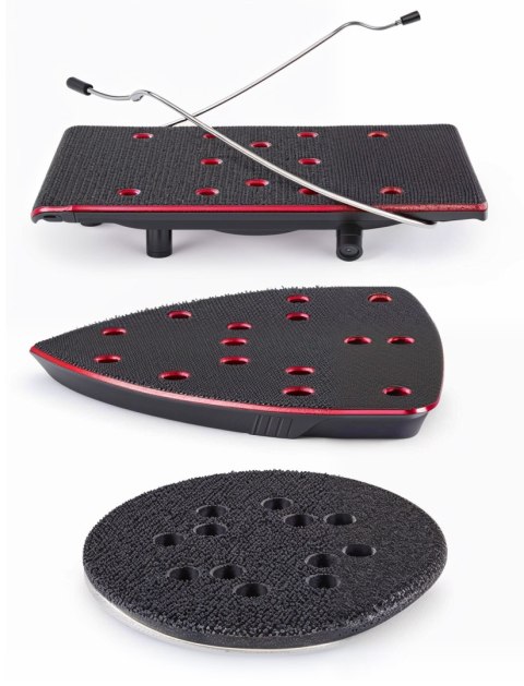 SZLIFIERKA MIMOŚRODOWA OSCYLACYJNA 125mm 1250W 3W1 3 PADY REGULACJA 6 x PAP