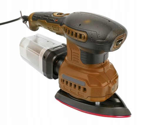 SZLIFIERKA MIMOŚRODOWA OSCYLACYJNA 125mm 1250W 3W1 3 PADY REGULACJA 6 x PAP