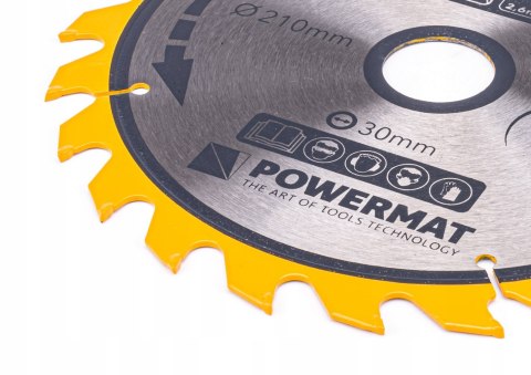 Tarcza WIDIOWA Do Drewna Piły Piła 210 x 30 mm 24Z