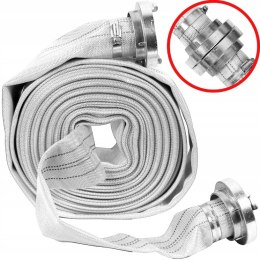 WĄŻ STRAŻACKI DO SZAMBA BRUDNEJ WODY 2 cale 52mm 30m SZYBKOZŁĄCZA DO POMPY