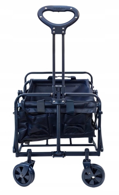 WÓZEK OGRODOWY TURYSTYCZNY TRANSPORTOWY SKŁADANY PLAŻOWY ZAKUPOWY MOC 80KG