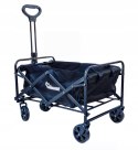 WÓZEK OGRODOWY TURYSTYCZNY TRANSPORTOWY SKŁADANY PLAŻOWY ZAKUPOWY MOC 80KG