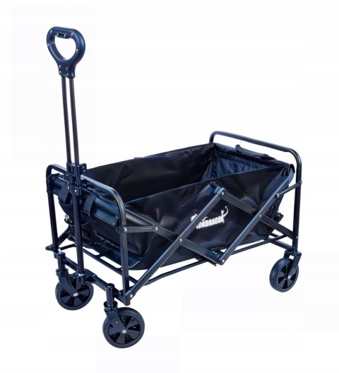 WÓZEK OGRODOWY TURYSTYCZNY TRANSPORTOWY SKŁADANY PLAŻOWY ZAKUPOWY MOC 80KG