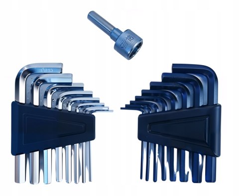 ZESTAW NARZĘDZIOWY ŚRUBOKRĘTY WKRĘTAKI BITY STOJAK 126-EL MISKA MAGNETYCZNA