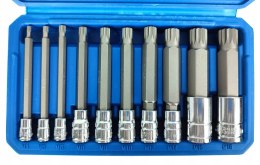 ZESTAW NASADEK KOŃCÓWKI BITY SPLINE M4-M18 DŁUGIE