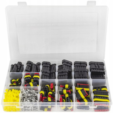 ZESTAW WTYCZEK KOSTEK ZŁĄCZEK HERMETYCZNYCH SUPERSEAL WTYK PRĄDU 622el W-WA