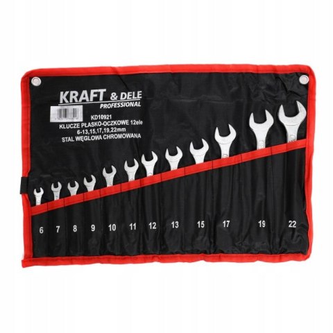 12 el KLUCZE PŁASKO OCZKOWE 6-22 mm KLUCZ PŁASKIE