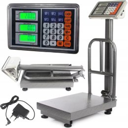150KG WAGA MAGAZYNOWA PRZEMYSŁOWA TOWAROWA SKLEPOWA PLATFORMOWA MOCNA LCD