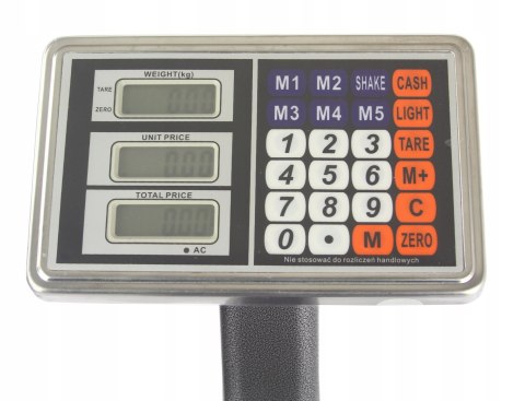 150KG WAGA MAGAZYNOWA PRZEMYSŁOWA TOWAROWA SKLEPOWA PLATFORMOWA MOCNA LCD