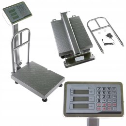 150KG WAGA MAGAZYNOWA PRZEMYSŁOWA TOWAROWA SKLEPOWA PLATFORMOWA MOCNA LCD