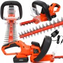 AKUMULATOROWE NOŻYCE DO ŻYWOPŁOTU KRZEWÓW 52cm 18V