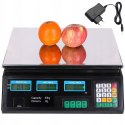 ELEKTRONICZNA WAGA SKLEPOWA LCD KALKULACYJNA 40 kg