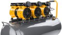 KOMPRESOR BEZOLEJOWY 100L SPRĘŻARKA 8 BAR 580l/min 230V CICHY 79dB 4,1KM