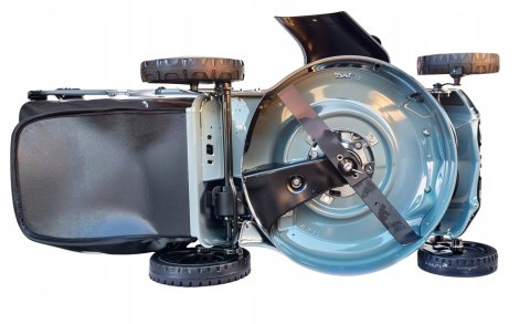 KOSIARKA SPALINOWA Z NAPĘDEM 51cm 9w1 MIELENIE WYRZUT BOCZNY 9KM noż GRATIS