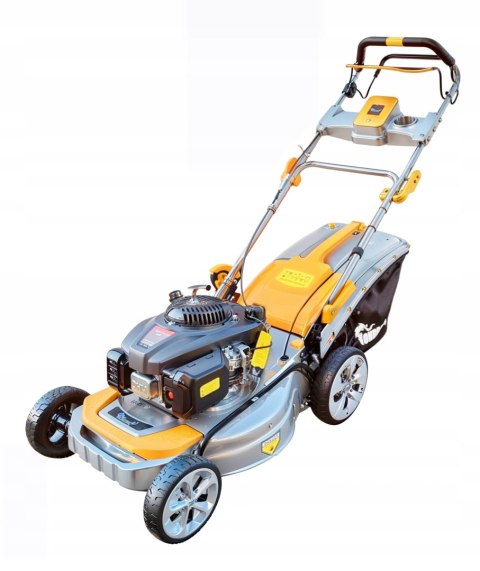 KOSIARKA SPALINOWA Z NAPĘDEM 51cm 9w1 MIELENIE WYRZUT BOCZNY 9KM noż GRATIS