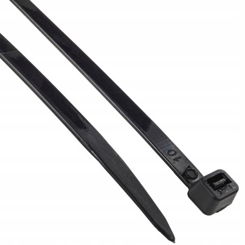 MOCNE OPASKI ZACISKOWE KABLOWE TRYTKI CZARNE TAŚMA 8.8X600MM 100SZT TRYTKI