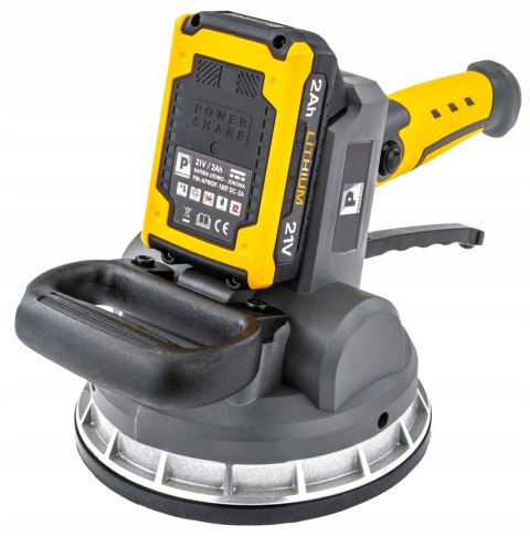 POWERMAT PRZYSSAWKA WIBRACYJNA DO PŁYTEK +2x 2Ah AKUMULATOR 21V WALIZKA