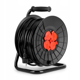 PRZEDŁUŻACZ NA BĘBNIE 3x2,5 25m BĘBNOWY BUDOWLANY ZWIJAK OGRODOWY