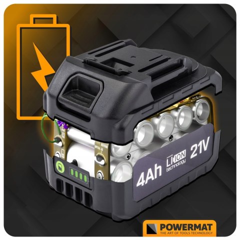 SZLIFIERKA KĄTOWA AKUMULATOROWA BEZSZCZOTKOWA 2 X AKU 4Ah KĄTÓWKA 10 TARCZ