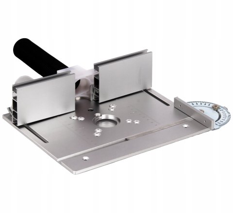 ALUMINIOWA PŁYTA DO FREZARKI Z PROWADNICĄ PŁYTKA - STOLARSTWO, DIY KD11880