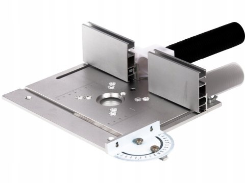 ALUMINIOWA PŁYTA DO FREZARKI Z PROWADNICĄ PŁYTKA - STOLARSTWO, DIY KD11880
