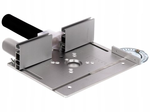 ALUMINIOWA PŁYTA DO FREZARKI Z PROWADNICĄ PŁYTKA - STOLARSTWO, DIY KD11880