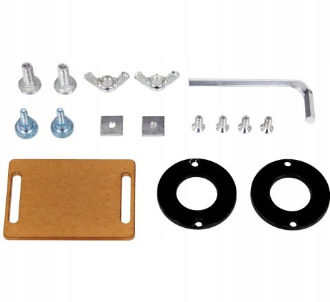 ALUMINIOWA PŁYTA DO FREZARKI Z PROWADNICĄ PŁYTKA - STOLARSTWO, DIY KD11880