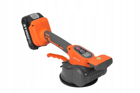 Akumulatorowa Przyssawka Wibracyjna 130 mm 21V 2Ah 2xAKU 80Kg Kraft&Dele