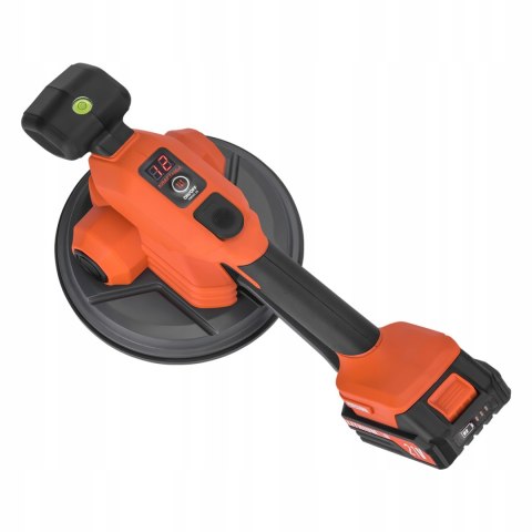 Akumulatorowa Przyssawka Wibracyjna 190 mm 21V 2,5Ah 2xAKU 80Kg Kraft&Dele