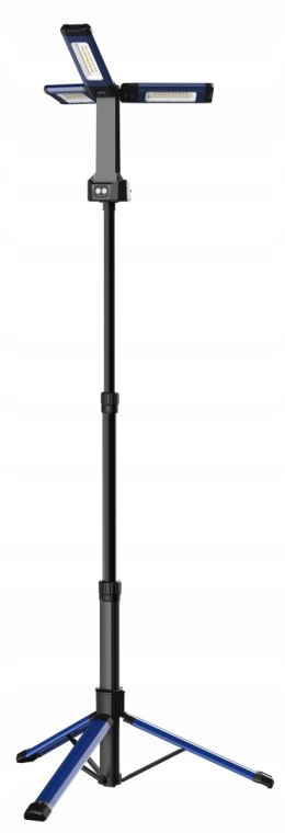 LAMPA BUDOWLANA AKUMULATOROWA NAŚWIETLACZ ZE STATYWEM 2000Lm KD1267