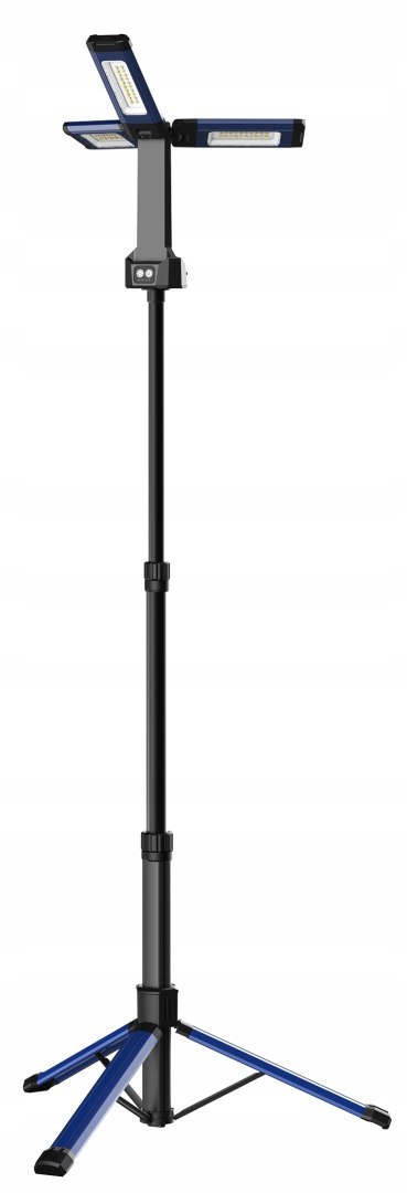 LAMPA BUDOWLANA AKUMULATOROWA NAŚWIETLACZ ZE STATYWEM 2000Lm KD1267